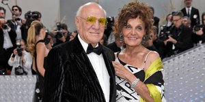 O Μπάρι Ντίλερ με την σύζυγό του Diane von Furstenberg