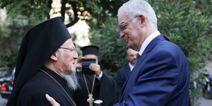 Κωνσταντίνος Τασούλας και Οικουμενικός Πατριάρχης Βαρθολομαίος