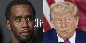 O ράπερ Diddy και ο πρόεδρος των ΗΠΑ Ντόναλντ Τραμπ