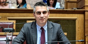 Ο Χρίστος Δήμας στη Βουλή