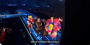 Στιγμιότυπο από τον Α΄ Ημιτελικό της Eurovision 2025