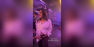 Ο χορός της Ευρυδίκης Βαλαβάνη με φουσκωμένη κοιλιά