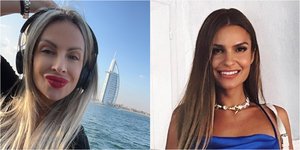 Η DJ Άντζελα Παντελή (αριστερά) και η Δανάη Λιανοπούλου (δεξιά)