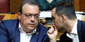 Σωκράτης Φάμελλος και Αλέξης Χαρίτσης