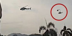 Το δύο ελικόπτερα που συγκρούστηκαν στην Φινλανδία