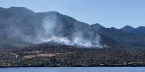 Η φωτιά στα Μέθανα