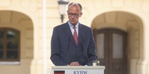 Ο καγκελάριος Φρίντριχ Μερτς 