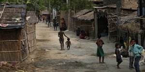 Παιδιά σε χωριό του κρατιδίου Μπιχάρ της Ινδίας