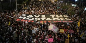 Ισραήλ: Εκατοντάδες διαδηλωτές ζήτησαν τον τερματισμό του πολέμου στη Γάζα και την απελευθέρωση των ομήρων 