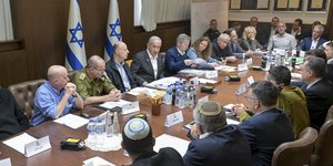 Συνεδρίαση του συμβουλίου ασφαλείας του Ισραήλ τον Ιανουάριο του 2025