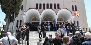 ΑΕΚ: Θλίψη και συγκίνηση στο τελευταίο «αντίο» στον Μανώλη Παπαδόπουλο