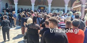 Θλίψη στην κηδεία του 30χρονου Στέφανου