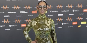 Η εμφάνιση της Κλαυδίας στο τιρκουάζ χαλί της Eurovision 2025