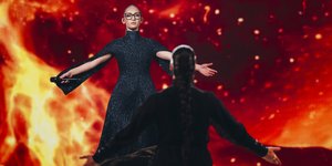 Η Κλαυδία στη σκηνή της Eurovision 2025