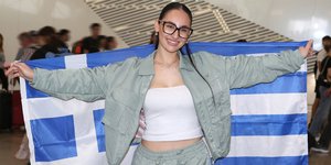 Η Κλαυδία αναχώρησε για την Ελβετία μαζί με όλη την ελληνική αποστολή της Eurovision 2025
