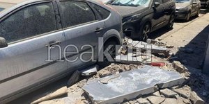 Κατέρρευσε τμήμα κτιρίου στη Νέα Αλικαρνασσό Ηρακλείου