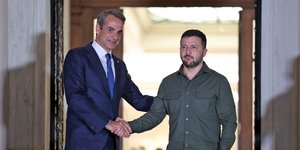 Κυριάκος Μητσοτάκης, Βολοντίμιρ Ζελένσκι