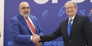 Από αριστερά ο Κρις Λακιβίτα και ο Σαλί Μπερίσα