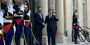 Μακρόν και Αλ Σάαντ στο Ελιζέ