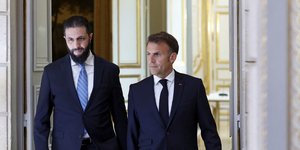 Εμανουέλ Μακρόν και Αλ Σάραα