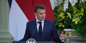 Ο Γάλλος πρόεδρος, Εμανουέλ Μακρόν στην Ινδονησία