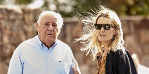 O Αμάνσιο Ορτέγκα με την κόρη του, Μάρτα /Φωτογραφία: Getty Images