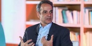 Ο Κυριάκος Μητσοτάκης σε συζήτηση με τη δημοσιογράφο Connie Loizos σε εκδήλωση της διαδικτυακής εφημερίδας TechCrunch