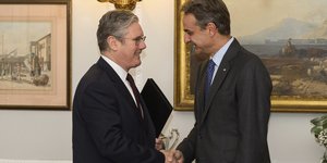 Κυριάκος Μητσοτάκης και Κιρ Στάρμερ