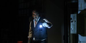 Βασίλης Μπισμπίκης στον ρόλο του Σάιλοκ