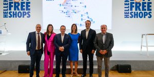 κος Tσαβδαρίδης Λάζαρος -Υφυπουργός Ανάπτυξης, κα Σοφία Ζαχαράκη - Υπουργός Παιδείας, Θρησκευμάτων και Αθλητισμού, κος Γεωργαντάς Γεώργιος – Β’ Αντιπρόεδρος της Βουλής, κα Μαρία Ιωαννίδου- Γενική Διευθύντρια και Country Manager της εταιρείας Hellenic Duty Free Shops, κος Χρήστος Δερμεντζόπουλος – Βουλευτής Έβρου, Νέα Δημοκρατία, κος Σταύρος Παπασωτηρίου – Βουλευτής Φλώρινας, Νέα Δημοκρατία