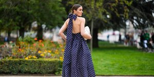 στιλάτη γυναίκα με πουά