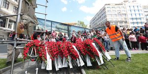 Συγκέντρωση του ΠΑΜΕ για την Εργατική Πρωτομαγιά στη Θεσσαλονίκη