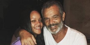 Η Ριάνα με τον πατέρα της, Ρόναλντ Φέντι