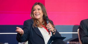 Η πρόεδρος του ΙΝΕΔΙΒΙΜ, Άννα Ροκοφύλλου στο Regional Growth Conference 2025, στην Πάτρα