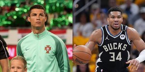 Ο Κριστιάνο Ρονάλντο και ο Γιάννης Αντετοκούνμπο