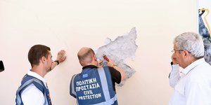 Ζημιές σε σπίτια από τους σεισμούς στην Εύβοια