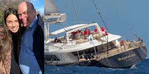 Το σκάφος «Bayesian», που βυθίστηκε ανοιχτά των ακτών της Σικελίας / Φωτογραφία: PERINI NAVI PRESS OFFICE