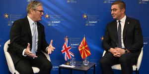 Κιρ Στάρμερ και Χρίστιαν Μιτσκόσκι στα Τίρανα
