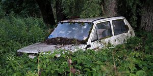 Παρατημένο Fiat Panda 