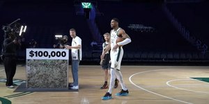 Ο Γιάννης Αντετοκούνμπο και ο MrBeast 