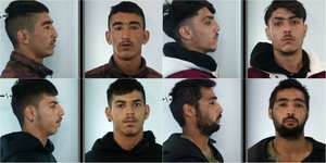 Τα μέλη της συμμορίας που ξάφριζε ηλικιωμένες στον Ωρωπό / Φωτογραφίες: ΕΛΑΣ