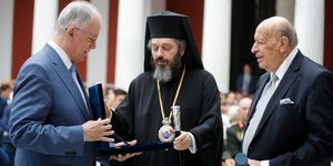 Ο Πρόεδρος της Δημοκρατίας, Κώστας Τασούλας, στα βραβεία Μπότσι
