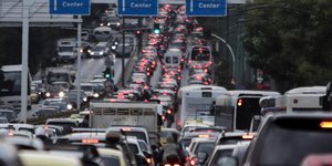 Κίνηση σε δρόμο της Αθήνας 