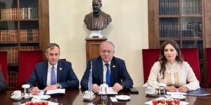 Τάκης Θεοδωρικάκος: Συνάντηση με Αιγύπτιους ομολόγους του -«Ενισχύουμε τη στρατηγική συνεργασία Ελλάδας-Αιγύπτου»