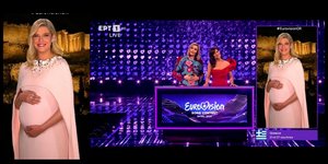Η Τζένη Θεωνά στον τελικό της Eurovision 2025 / Φωτογραφία: Instagram