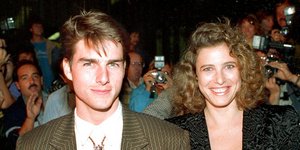 Ο Τομ Κρουζ και η Μίμι Ρότζερς το 1986