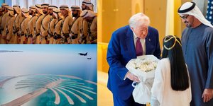 Η υποδοχή του Τραμπ στο Άμπου Ντάμπι