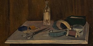  Αντικείμενα (Η ακαταστασία της Μαρίας,) λάδι σε μουσαμά