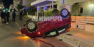 Σοβαρό τροχαίο ατύχημα στη Νέα Ιωνία Βόλου