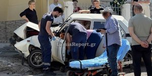 Τροχαίο ατύχημα στη Θήβα